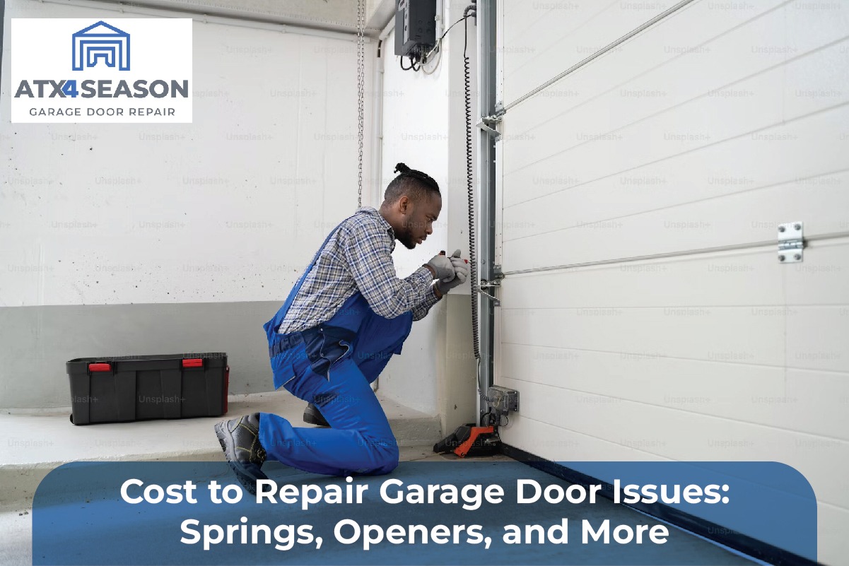 Cost to Repair Garage Door Issues: Springs, Openers, and More